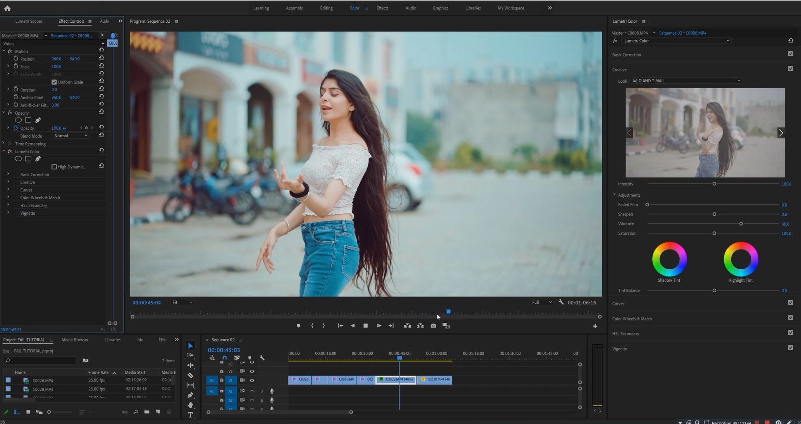 Orange and Teal Lut's